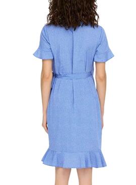 Robe Only Olivia Bleu pour Femme