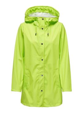 Imperméable Only Ellen Jaune pour Femme