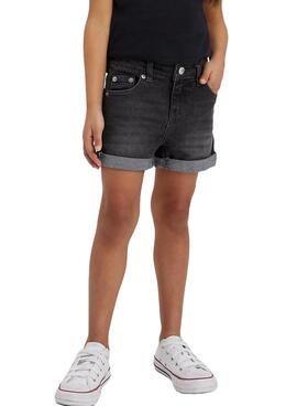 Shorts Levis Girlfriend Noire pour Fille