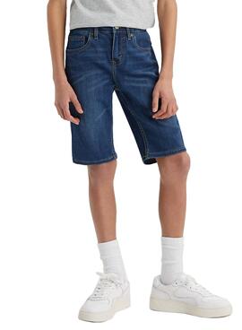 Bermudas Levis Éco Bleu Marine pour Garçon