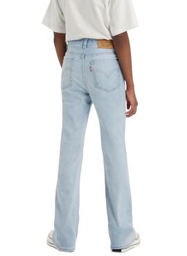 Pantalon Jeans Levis 726 Bleu Claro pour Fille