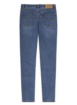 Pantalon Jeans Levis 710 Super Skinny Bleu Fille