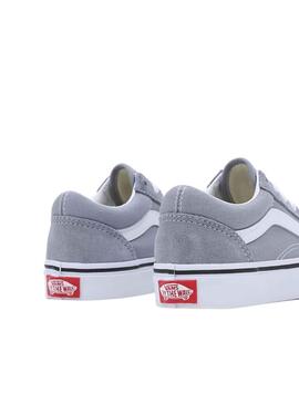 Baskets Vans Old Skool Gris Fille et Garçon Petit