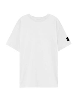 T-Shirt Ecoalf Spike Blanc pour Garçon