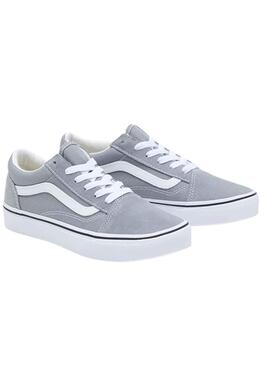 Baskets Vans Old Skool Gris pour Garçon et Fille