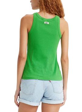 T-Shirt Levis Racer Vert pour Femme