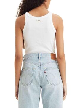 T-Shirt Levis Racer Blanc pour Femme