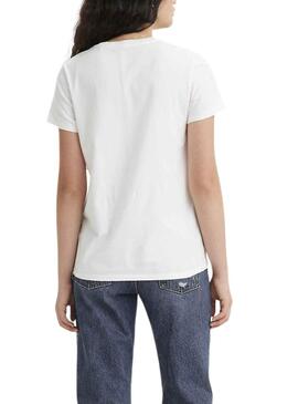 T-Shirt Levis Offset Blanc pour Femme
