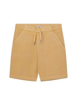 Bermudas Pepe Jeans Davide Jaune pour Garçon