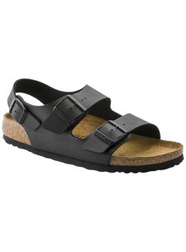 Sandales Birkenstock Milano Noire pour Femme