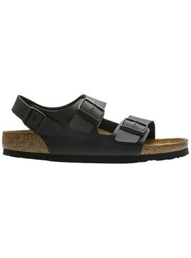 Sandales Birkenstock Milano Noire pour Femme