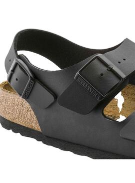 Sandales Birkenstock Milano Noire pour Femme