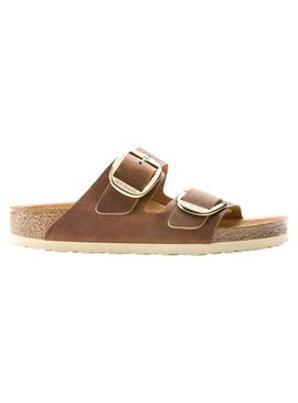 Sandales Birkenstock Big Buckle Brun pour Femme