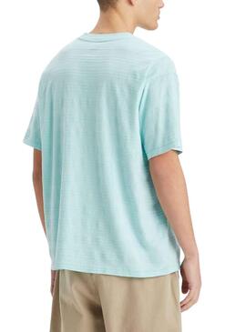 T-Shirt Levis Vintage Turquoise pour Homme