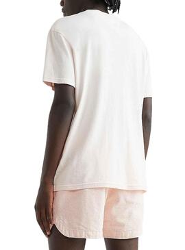 T-Shirt Tommy Jeans Arched Blanc pour Homme