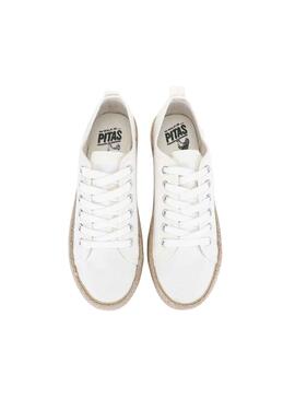 Baskets Walkin Pitas Ada Blanc pour Femme