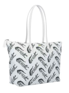 Sac à main Lacoste Printed Blanc pour Femme