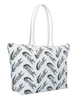 Sac à main Lacoste Printed Blanc pour Femme