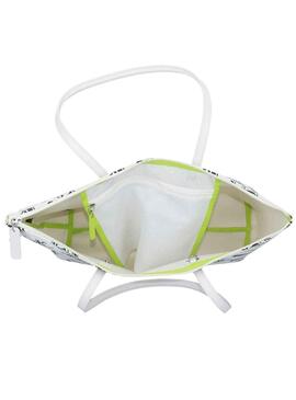 Sac à main Lacoste Printed Blanc pour Femme