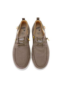 Baskets Pitas Maui Brun pour Homme