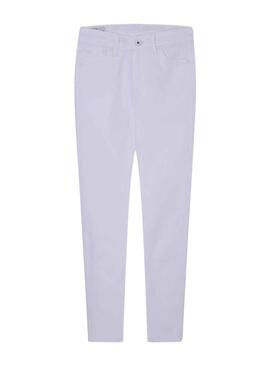 Pantalon Jeans Pepe Jeans Pixlette Blanc Fille