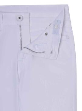 Pantalon Jeans Pepe Jeans Pixlette Blanc Fille