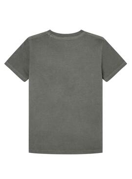 T-Shirt Pepe Jeans Davide Gris pour Garçon