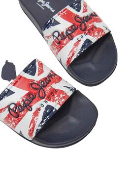 Flip flops Pepe Jeans Jack Bleu Marine pour Garçon