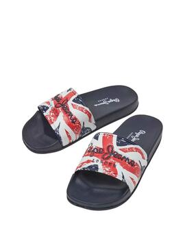 Flip flops Pepe Jeans Jack Bleu Marine pour Garçon