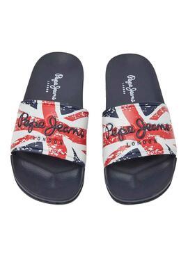 Flip flops Pepe Jeans Jack Bleu Marine pour Garçon