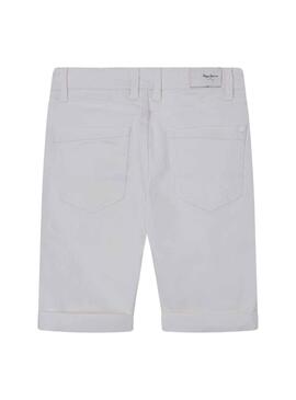 Bermudas Pepe Jeans Becket Blanc pour Garçon