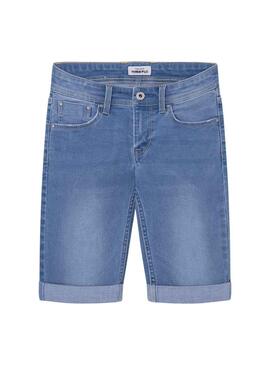 Bermudas Pepe Jeans Becket Bleu pour NIño