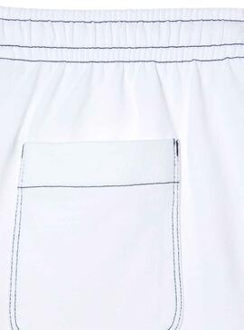 Bermudas Club Lacoste Blanc pour Homme