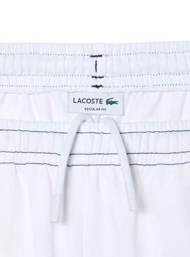 Bermudas Club Lacoste Blanc pour Homme