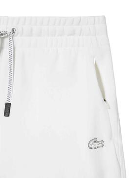 Shorts Lacoste Style Blanc pour Femme