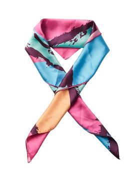 Foulard Pieces Design Rosa pour Femme