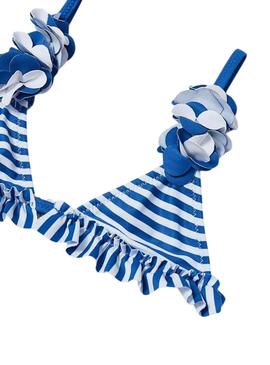 Bikini Mayoral Rayures Bleu et Blanc pour Fille