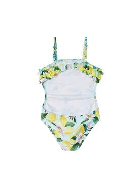 Slip de bain Mayoral Printed Jaune pour Fille