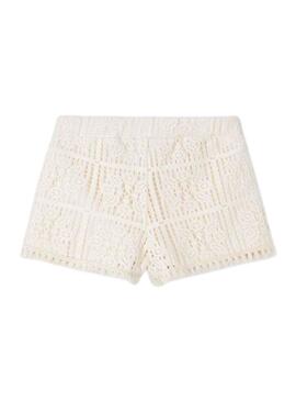 Short Mayoral Knitted Crochet Beige pour Fille