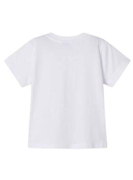 T-Shirt Mayoral Palms Blanc pour Garçon