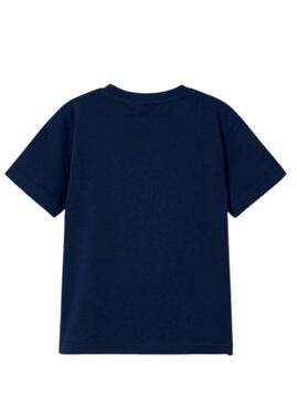 T-Shirt Mayoral Embossed Bleu Marine pour Garçon