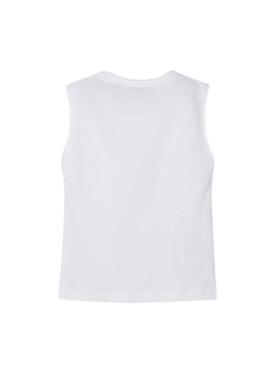 T-Shirt Mayoral Sans Manches Blanc pour Garçon