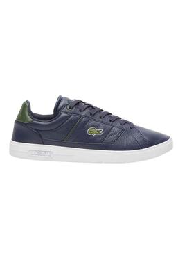 Baskets Lacoste Europa Pro Bleu Marine pour Homme
