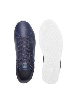 Baskets Lacoste Europa Pro Bleu Marine pour Homme