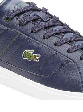 Baskets Lacoste Europa Pro Bleu Marine pour Homme