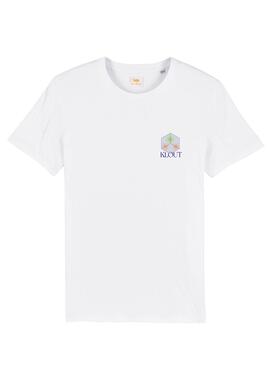T-Shirt Klout Aesthetic Blanc Homme et Femme