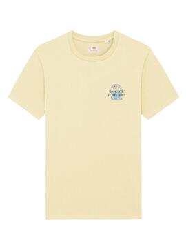 T-Shirt Klout No Plastic Jaune