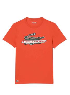 T-Shirt Lacoste Sport Orange pour Homme
