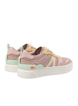Baskets Lacoste L002 Rose pour Femme