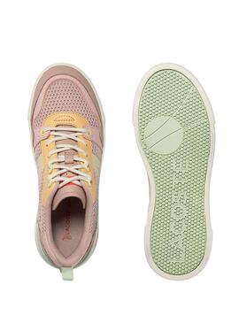 Baskets Lacoste L002 Rose pour Femme